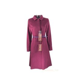 Designer Coat Womens Coat Jackets Mestree di lana capri Giacca a treno a seno Singotto Slim's Slim Long Whone 8bkk 8bkk