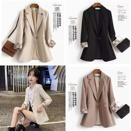 Autumn Spring Fashion Long Sleeve Business Suits Work Office Casual Blazer Women Coats Jacket