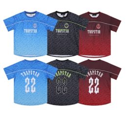 Men's T-Shirts Limited New Trapstar London Men's T-shirt Short Sleeve Unisex Blue Shirt For Men Fashion Harajuku Tee Tops Male T Shirts Fashion Clothing Y346667