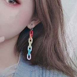 Stud Earrings 2 Pcs/Set Women Fashion Personality Multi Chain Pendant Long Earring Charm Party Wedding Clothing Accessories