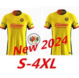 S-4XL 2024 2025 liga mx club america soccer jerseys r martinez giovani home away 3rd training vest 24 25 football men shirt fans 999