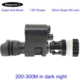 Telescopes 850NM IR Flashlight Integrated Night Vision Device HD 720P Video Recorder Hunting Camera for RifleScope Optical Sight Telescope