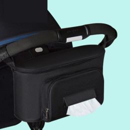 Cases Soild Color Baby Stroller Bags Accessories Stroller Organizer Mommy Travel Bags by Pram Cart Storage Basket Hook Mom Backpack