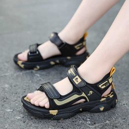 Sandals Hot Sale Summer Children Fashion Shoes For Girls Size 29-39 Boys Footwear Kids Non-slip Sandalias Baby Sports 240419