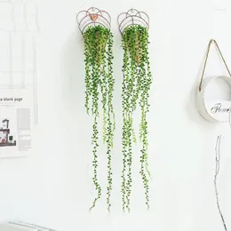 Decorative Flowers Artificial Wall Hanging Plants Vines Lovers Tears Hangings Office Basket Decoration Flower FZ204