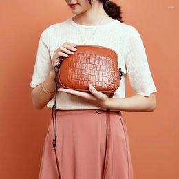 Shoulder Bags Genuine Leather Luxury Designer Women Bag Summer Messenger Small Lady Crossbody For Girls Shell