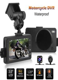 New Update 3 inch LCD Screen Dual Cameras Mini 1080P Motorcycle DVR Camera Waterproof Video Recorder With GSensor Motor Dash Came3440219