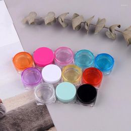 Storage Bottles 30PCS 3g 5g Empty Plastic Square Cosmetic Jar Travel Vial Color Makeup Transparent Box Gel Boxs Sample Face Cream Jars