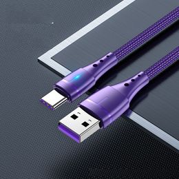 120W 6A Fast Charging USB Type C to USB C Cable For Huawei Xiaomi Type-C to Type-C Fast Charge Cable Wire Quick Charge Data Cord