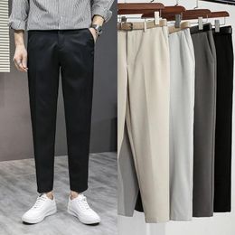 Men's Suits Spring/Summer Casual Pants Business Korean Edition Straight Style Western Youth Versatile Thin