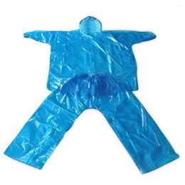 Raincoats Disposable Raincoat Adult Emergency Waterproof Rain Coat Hiking Camping Hood Clothes Covers Rainwear Poncho Pants