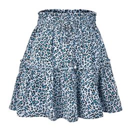 Women's High 2021 Waist Fashion Printed Skirt Shein Style Small Floral A-Line Short For Women