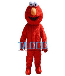 High quality Sesame Street Red Elmo Monster mascot costume Cartoon Fancy Dress2346121