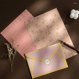 Gift Wrap Envelope Set Letter Paper Small Business Supplies Postcard Giftbox 150g Message Packaging Invitations Wedding Stationery
