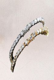 Hip Hop Tennis Diamonds Chain Bracelets For Men Fashion Luxury Copper Zircons Bracelet 7 Inches 8 Inches Golden Silver Chains Jewe3277100
