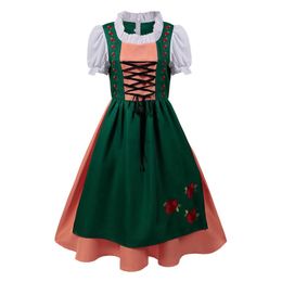 Ethnic Clothing Ladies German Oktoberfest Bavarian National Plaid Women Sexy Dress Female Elegant Sexy Dresses Dres Party Holiday Streetwear d240419