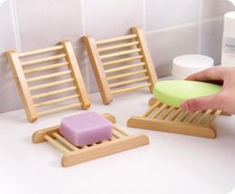 Natural Wood Soap Tray Holder Dish Storage Bath Shower Plate Home Bathroom Wash 2022 Organizer8171051