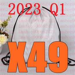 Bags Latest 2023 Q1 Cx49 New Style Cx 49 Bunch of Pocket and Pull on the Rope Bag Handbag Free
