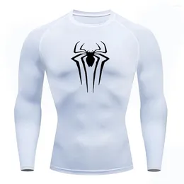 Men's T Shirts Compression Shirt Long Sleeves Workout Sports Quick Dry Breathable Tight Fitness Rash Guard Stretch Top TShirt