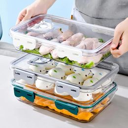 Storage Bottles Refrigerator Bacon Crisper Premium Food Organiser Durable Dumpling Box With Timer Airtight Seal Low For