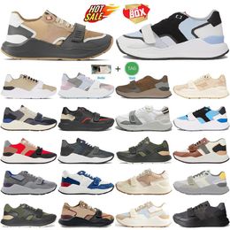 Designer Sneakers Shoes Trainers Sneaker Trainer Men Women Striped Platform Season Shades Flats Outdoor black white beige grey blue Cheque light print leather