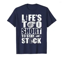 Men's Suits A1416 Stay Stock T-Shirt Car Lover Tee T Shirtsummer 2024 Pure Cotton Normal Custom Design Summer Tees