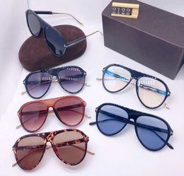 2020 New Fashion round Sunglasses For Man Woman Eyewear tom Designer Square Sun Glasses UV400 ford Lenses Trend With box Sunglasse7086966