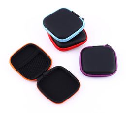 Zipper Headphones Earphone Earbuds Hard Cases Storage Carrying Pouch bag SD Card Holder box Carry Bag5786043