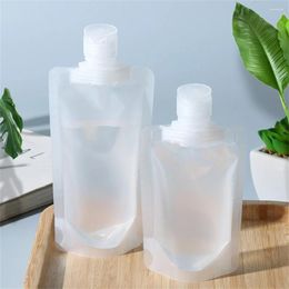 Storage Bottles 10pcs Lotion Dispenser Bag Travel Reusable Leakproof Refillable Pouches Shampoo Liquid Cosmetic Packaging Container