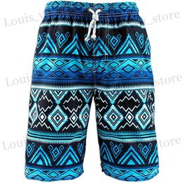 Men's Shorts Men Board Shorts Summer Quick Dry Beach Shorts Swimsuit Woman 2023 homme Fashion Swim Trunks 3D Printed Bermuda Surf Ice Shorts T240419