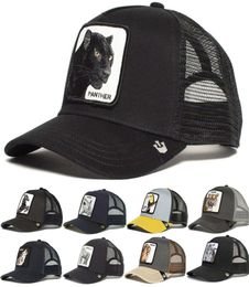 Panther Mh Cap Summer Baseball Anime Gorilla King Black Trucker Hat Shark Toucan Dad Net Snapback Women Men255S6116705