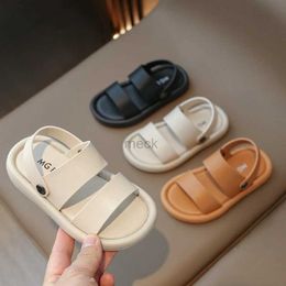 Sandals Toddlers Boys Girls Sandals Summer New Children Casual Beach Shoes Kids Fashion Sandals Anti-sliperry Soft-soled Sports Sandals 240419