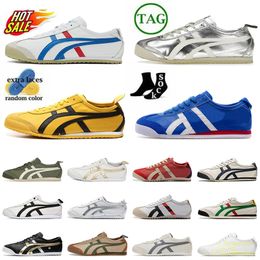 2024 New Fashion Luxury Tiger Mexico 66 Designer Running Shoes OG Original Onitsukass Tigers Brand Canvas Trainers Womens Mens Platform Vintage Slip-On Sneakers