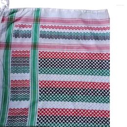 Scarves Arab Scarf Jacquard Pattern Adult Tactically Shemagh Outdoor Keffiyeh Headscarf Multi Purpose Dropship