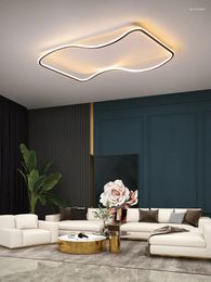 Chandeliers Modern Led Rectangle Ceiling Lamps For Living Room Bedroom Dining Study Square Home Decor Light Lustre Fixtures