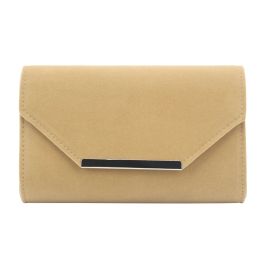 Wallets Flannelette Envelope Clutch Bags For Women'S Solid Colour Elegant Chain Small Purse Wallet Bag Over Shoulder Female Sac A Main