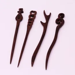 Hair Clips Retro Pins Women Wood Sticks Natural Chopstick Shaped Hairpin Classic Ethnic Girl Accessories Jewellery
