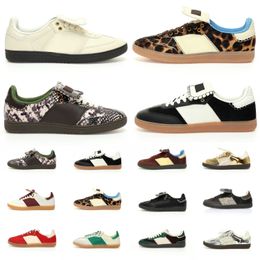 originals wales og bonner pony gym Trainers Designer runner Leopard print Low flat platform rubber tan Non-Slip Outsole Classic Mens Woman Running shoes 35-45 dhgates