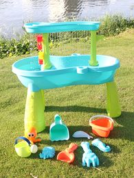 Water table rotating happy shower toy baby indoor beach playing water table water wheel outdoor boys and girls