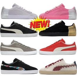 designer shoes mens womens classic pumaa pink white black gold red green brown men women casual shoe trainers sneakers size 35.5-45