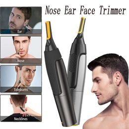 Electric Waterproof Easy to Operate Ear Safe Face Care Rechargeable Nose Hair Trimmer for Men