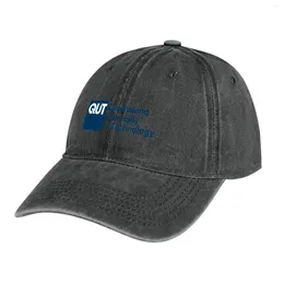 Berets Queensland University Of Technology | QUT Cowboy Hat Drop Black Dad Fishing Women's Beach Men's