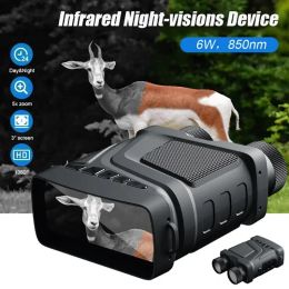 Telescopes R12 5X Zoom Digital Infrared Night Vision Binocular Telescope for Hunting Camping Professional 300M Night Vision Device