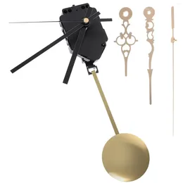 Clocks Accessories Component Quartz Pendulum Clock Movement Wall Long Shaft Metal High-torque Mechanism