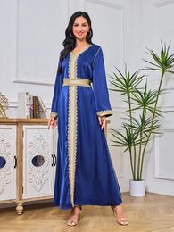 Ethnic Clothing Eid Abayas For Women Ramadan Muslim Embroidered Dress Woman Dubai Islamic Caftan Kaftan Party Jalabiya Elegant Vestidos 2024