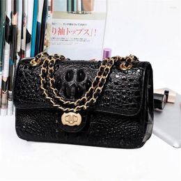 Shoulder Bags Women Bag Designer Fashion Snakeskin Leather Handbag Crocodile Crossbody For 2024 Purse