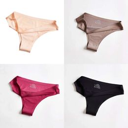 Sexy Silk Women Thongs G-string Seamless Lady Underwear Tanga Panties Low-rise Lingerie Panty Intimates Briefs