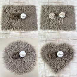 Blankets Don&Judy Born Pography Prop Baby Infant Blanket Backdrops Wrap Set Faux Fur Flokati Rug Poshoot Backgound Basket Filler