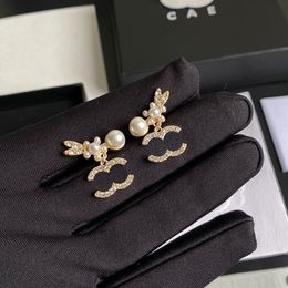 Luxury Gold-Plated Earring Brand Designer Designs High-Quality Earrings For Fashionable Charming Girls High Quality Exquisite Earring Box For Birthday Parties