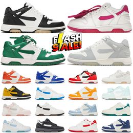 designer shoes out of office sneaker White Black Gradient Light Orange Mint Red Blue Green Beige mens casual trainer